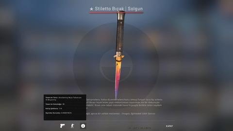 Stiletto Knife Fade Factory New [CS:GO SKIN]