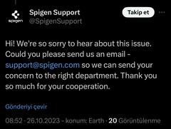 Spigen.com.tr indirim/siparişler hakkında