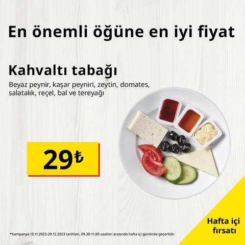 İkea Kahvaltı 29 TL