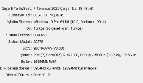 laptopta ani fps düşüşü sorunu