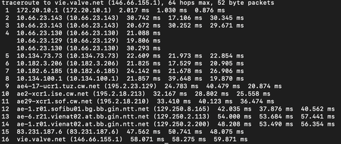 vie.valve.net ping sonucumuzu paylaşalım.