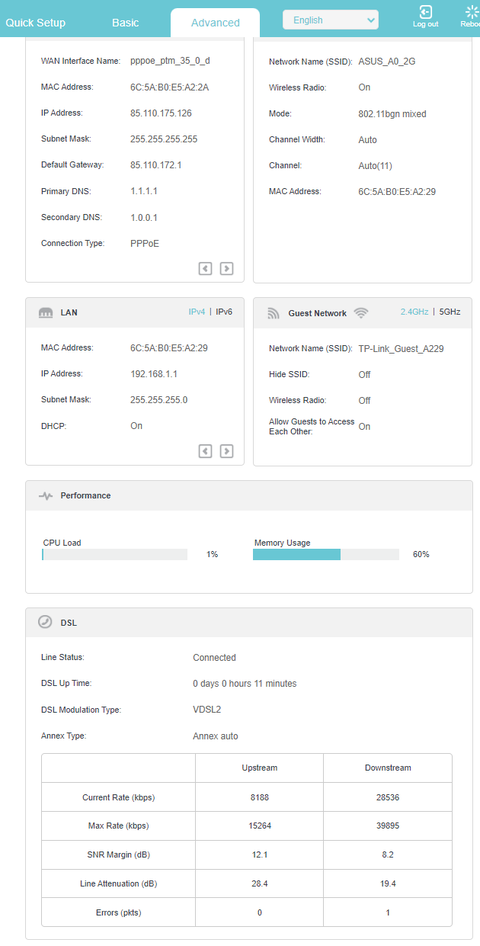 TP-Link Archer VR2100 Anlık Kopma Sorunu