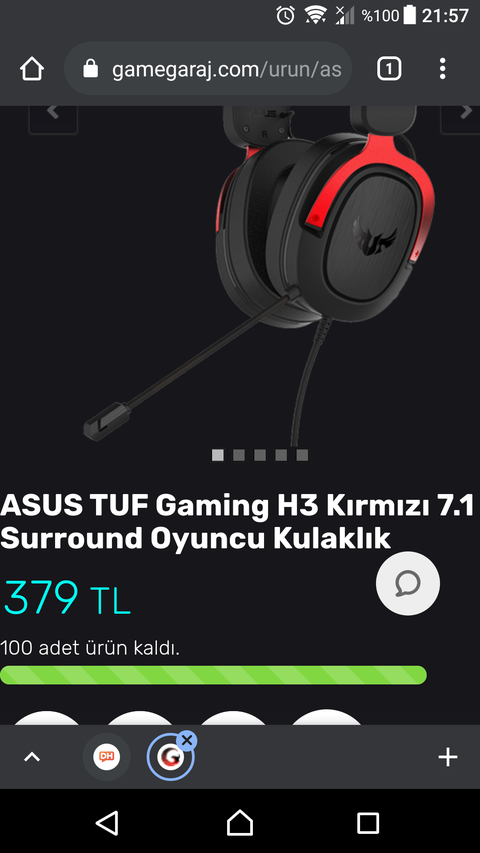 Asus tuf h3 red 7.1-379 tl