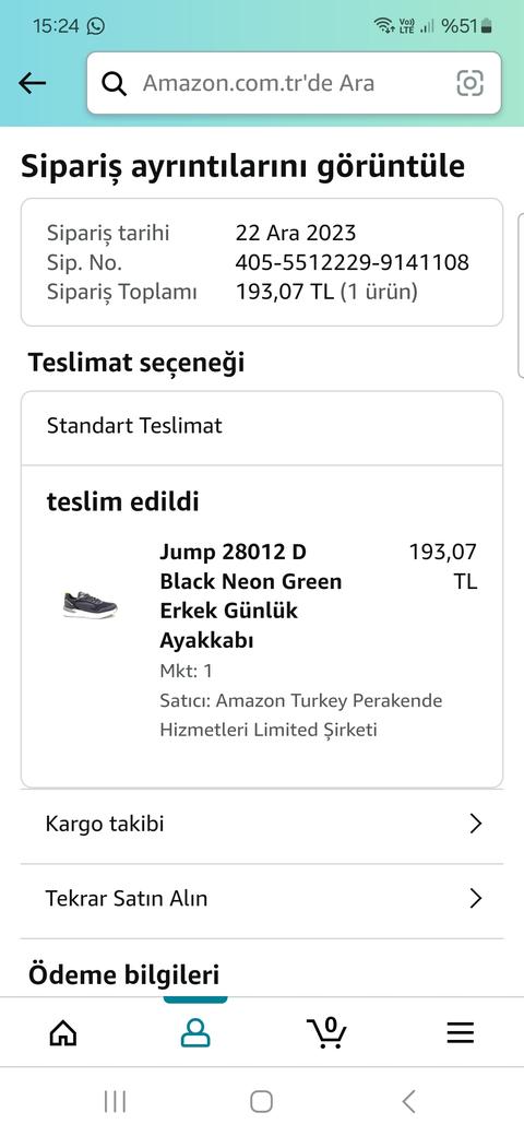 Amazon'da Jump'un Siyah Erkek Spor Ayakkabısı 193,07 TL (Bitti)