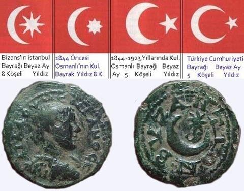 Bayrağımızın aslında Bizans'tan gelmesi
