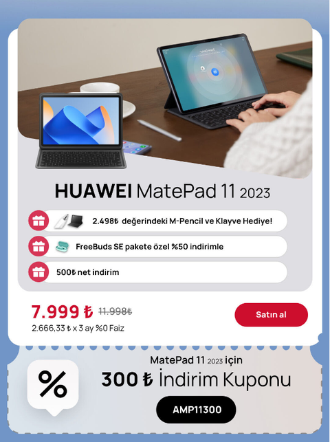 Huawei MatePad 11 2023 Türkiye fiyatı açıklandı
