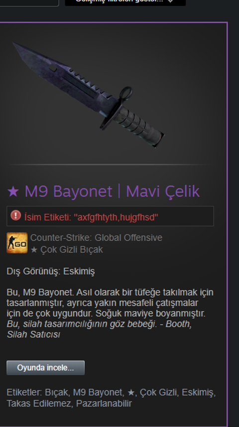 Cs:Go  Skin Alım & Satım"" 7/24 İşlem / %100 Memnuniyet "  🅷🅰🅲🅰🅽🅴