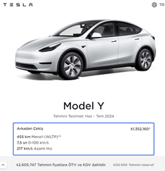 Türkiye’ye özel Tesla Model Y büyük indirimle satışa çıktı