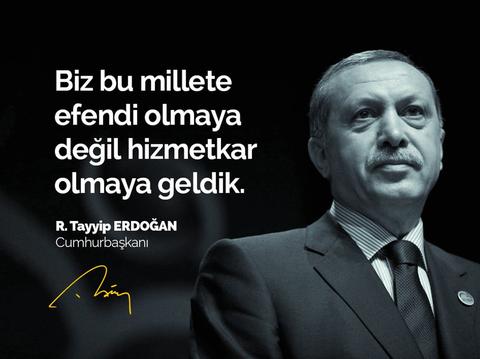 Erdoğan:İnsanlar hem hizmet istiyorlar hem de ‘yol,köprü bedava olsun’ diyorlar.Böyle Bir Şey Olmaz!