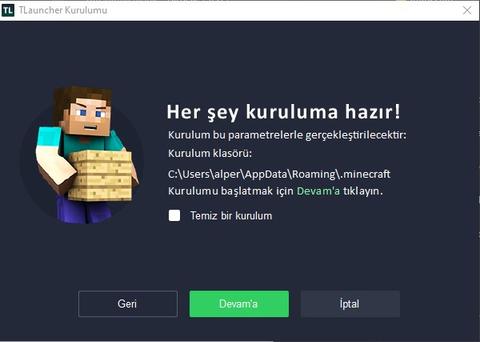 Tlauncher indirme konumunu değiştirememe sorunsalı...