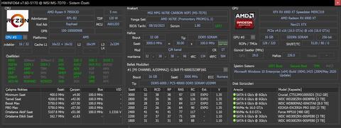 Ryzen 9 7950x3D, Radeon 6900XT ve MSI MPG x670E Cyberpunk 2077, Baldur's Gate 3 ve Starfield