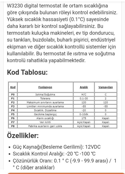 Entegre Devre ile Sıcaklık Kontrolü