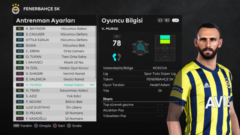 🟡🔵 eFootball PES 2021 FENERBAHÇE KARİYERİM 🟡🔵