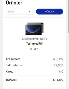 Samsung Galaxy Tab S9 FE ve S9 FE+ [Ana Konu]