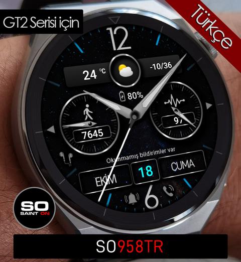 Huawei Watch GT / GT 2 /GT3 / Watch 3 Watch Face Tema Paylaşımı Ana Konu