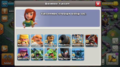 CLASH of CLANS 11. SEVİYE BİNA 25.000 GEM 169. SEVİYE- İsim değiştirme hakkı mevcut