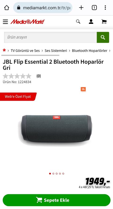 JBL Flip Essential 2 Bluetooth Hoparlör 1949TL