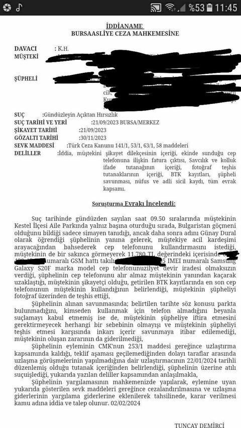 Dava açıldı sonucu ne olur