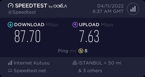 İnternet Kutusu Fiber/Vdsl/Adsl Taahhütsüz (100 Mbps 99,90 / 250 Mbps 159,90 TL )