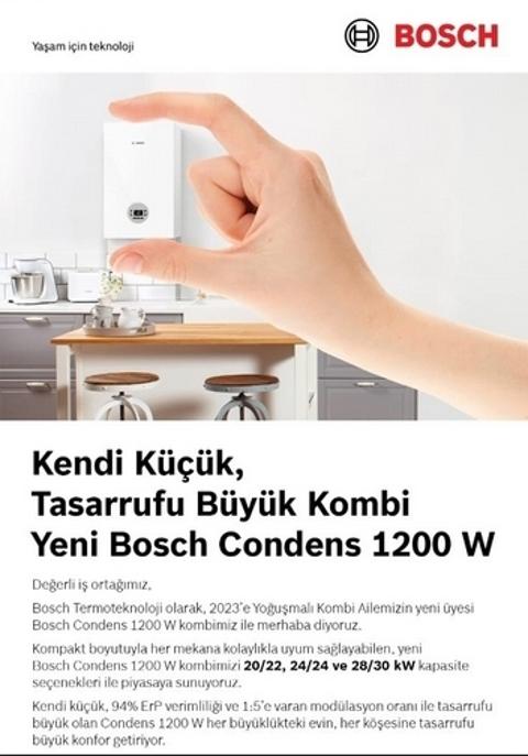 BOSCH CONDENS 1200W Kullanıcıları