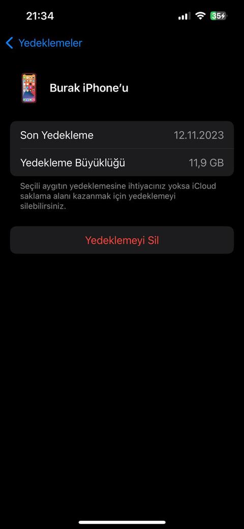 Iphone Yedekleme İle İlgili Yardım Lütfen.