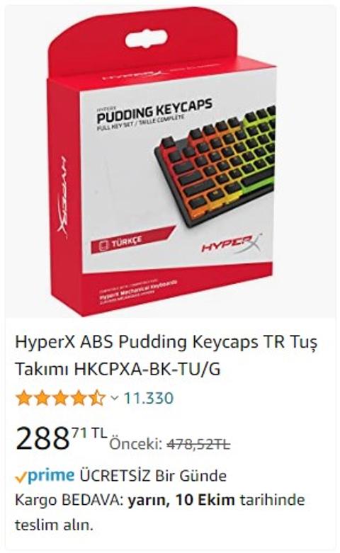 HyperX ABS Pudding Keycaps Türkçe Tuş Takımı | DonanımHaber Forum