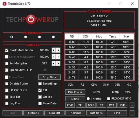 Dell Inspiron 7567 | CPU Throttle çözümü