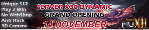 Starred MU | x30 - X9 | No Webshop | Antihack | 3D | Opening 14 NOV 14.11.2020 | Let's GO!