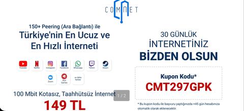 Comnet üyelik davet kodu