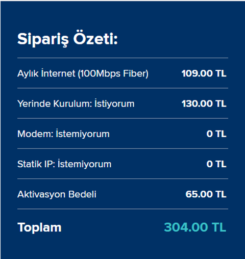 COMNET - 100 MBPS 179 TL - 35 MBPS 159 TL - 15 ŞUBAT ZAM GELİYOR SON FİYATLAR [ ANA KONU ]