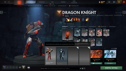 Satılık 1.9k mmr 5k bs zibilyon tane eşsiz skin ile hesap :)