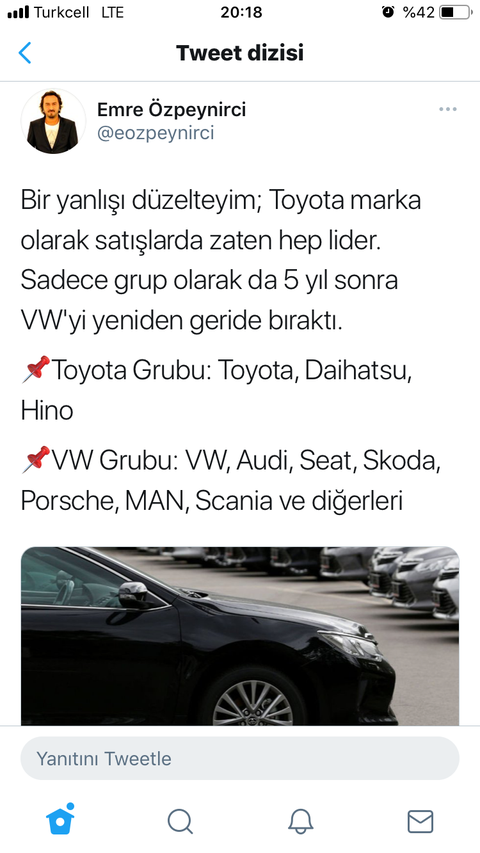Toyota Küresel Satışlarda En Çok Araç Satan Marka Oldu