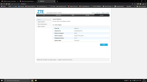 H298A V9 sürümü root hesabı aktif etme