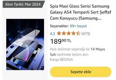 Samsung Galaxy A54 5G [ANA KONU] - OneUI 6.1 Geldi!