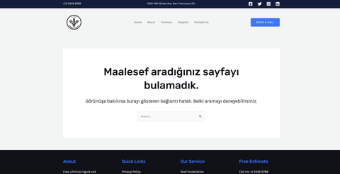 Wordpress Anasayfa Hatası