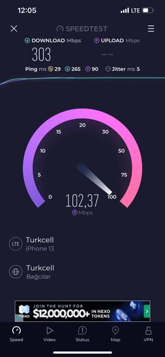 TÜM OPERATÖRLER 4,5G HIZ TESTİ [ANA KONU] 5G YE DOĞRU ADIM ADIM