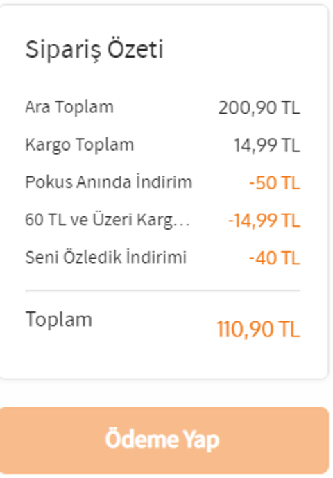 100/40 seni özledik indirimi TRENDYOL