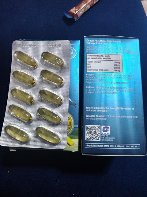 Ocean Plus 1200 mg 50 Kapsül 167 TL 2 adet alana kargo bedava