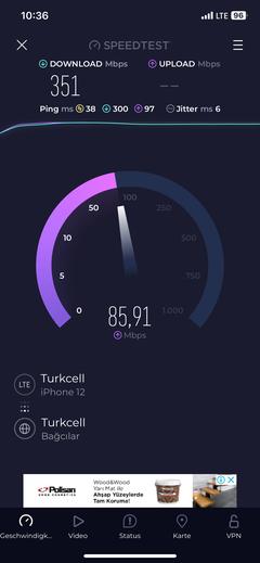 TÜM OPERATÖRLER 4,5G HIZ TESTİ [ANA KONU] 5G YE DOĞRU ADIM ADIM