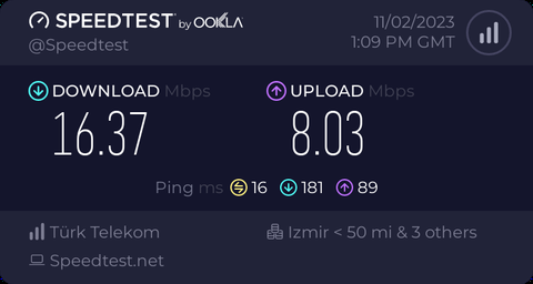 Netman (SahilNET) 100 Mbps 99,90 TL