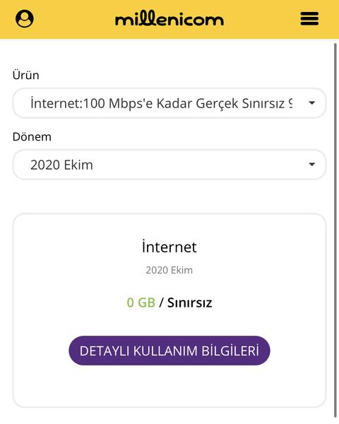 Millenicom nakil sırasında aboneliği dondurmamış