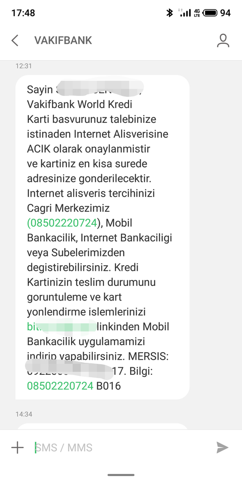 VakıfBank Kredi Kartı Hakkında