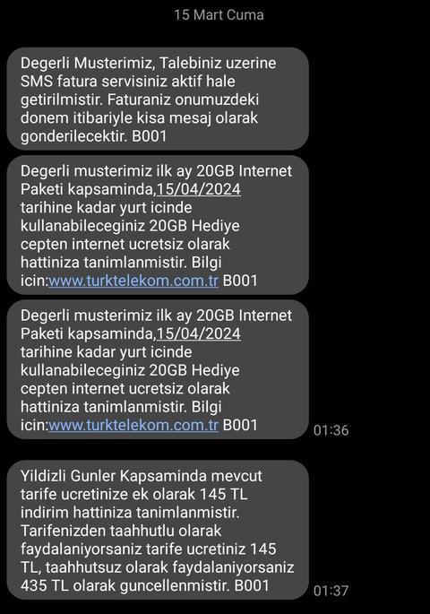 Türk Telekom Prime (70 GB + SSM 395₺) Yıldızlı Günler’e Özel Son Geçiş Tarihi 5 Mart!