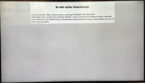 Samsung Smart TV bağlantı hatasi