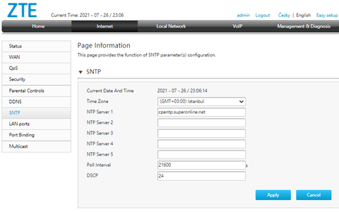 ZTE H267A Superonline Firmware