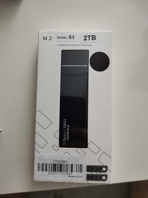 2TB USB 3.1 TAŞINABİLİR SSD 420TL / **İade sürecindeyiz.**