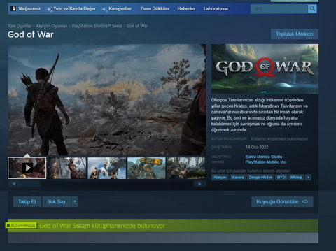 God of War (Çıktı) [PC ANA KONU] - TR Altyazılı