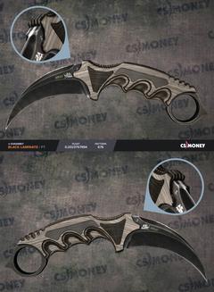 ★ SATILIK ★ Karambit | Black Laminate (Field-Tested) ve Westeland Rebel AK 47 (FT)