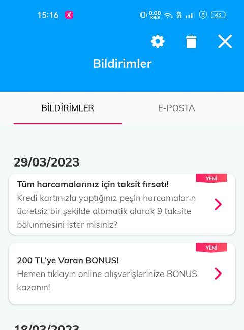 Denizbank Bonus 200 TL ye varan bonus e ticaret