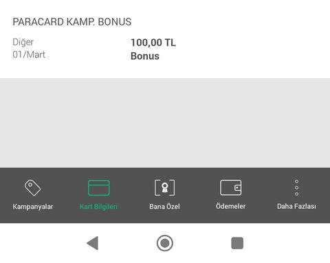 Paracard Bonus ile yapacağınız harcamalarınıza toplam 90 TL bonus!